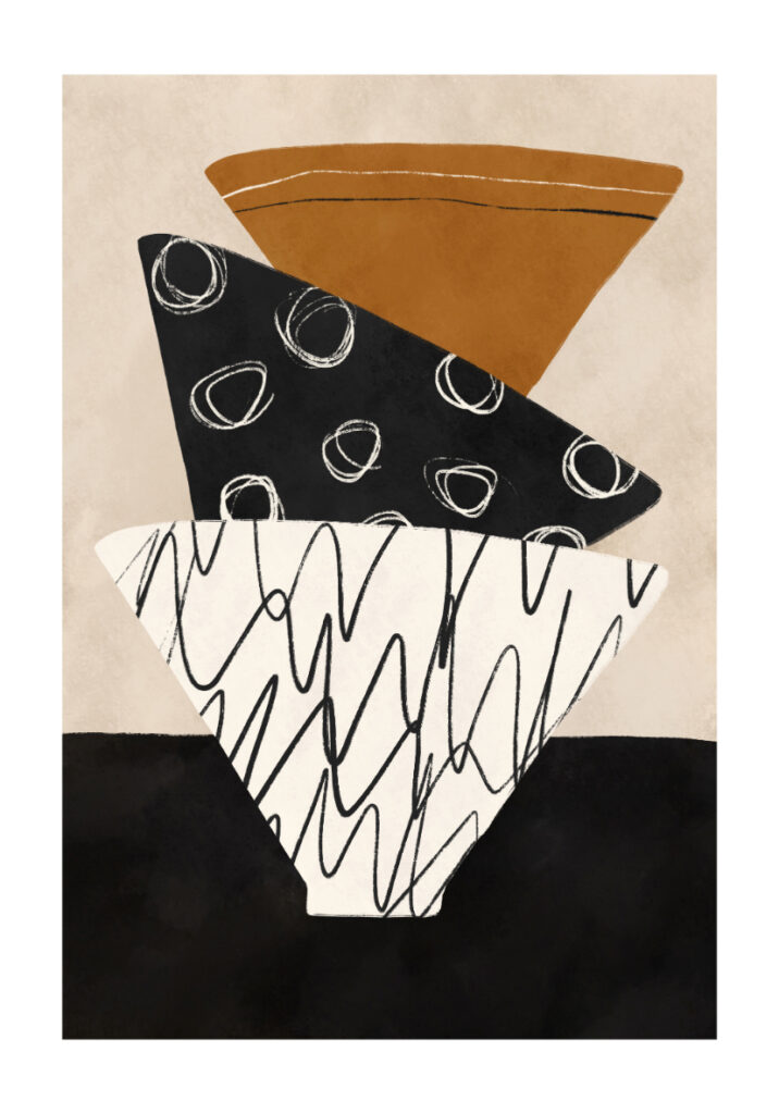 Arte geométrico moderno y abstracto