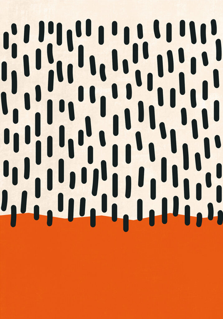 Diseño abstracto con colores intensos