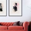 Creación contemporánea con colores suaves