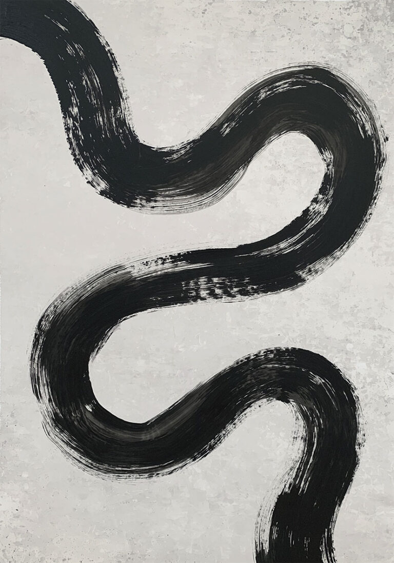 Diseño en tinta blanca y negra