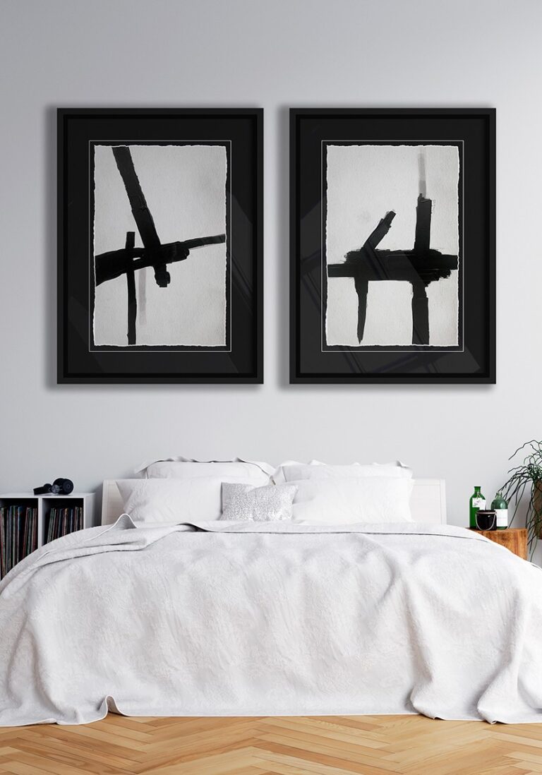 Pintura minimalista en negro