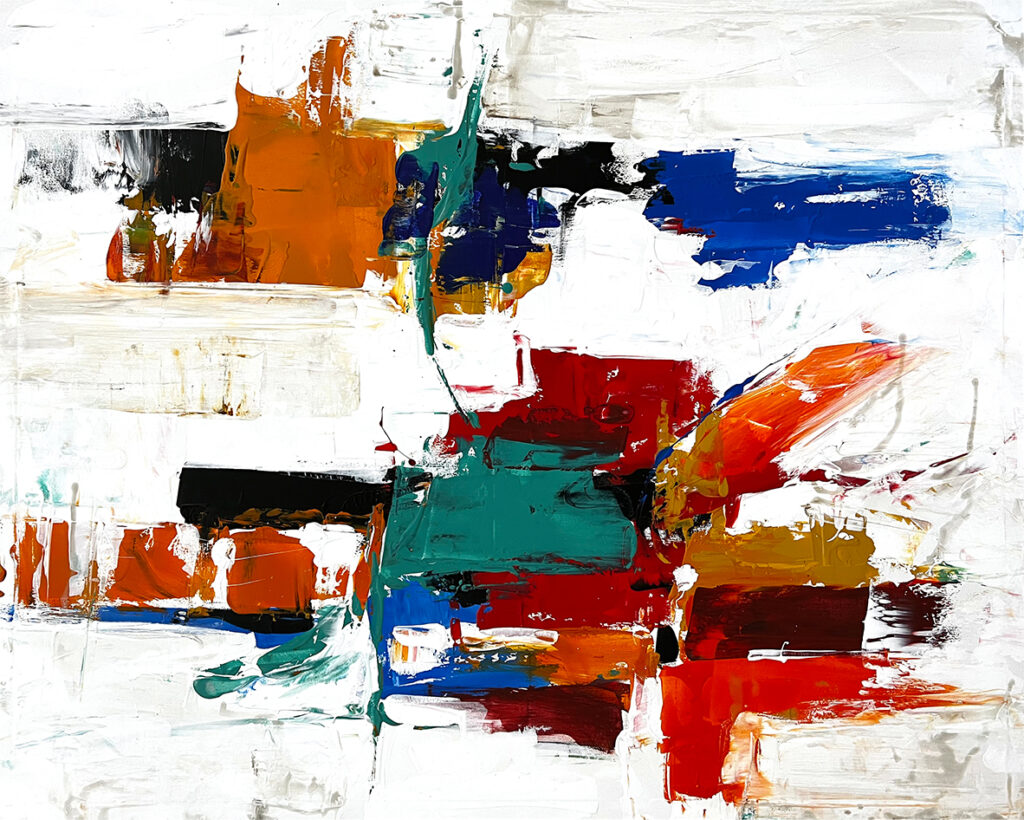 Pintura de Expresionismo Abstracto Dinámico