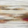 Lienzo abstracto con tonos tierra