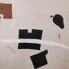 Lienzo minimalista abstracto en tonos neutros