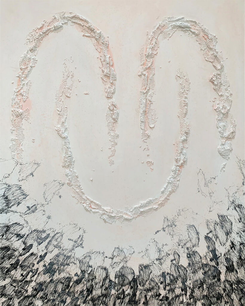 Arte abstracto en tonos neutros