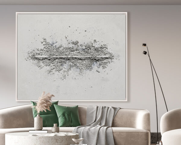 asumiendo un estilo abstracto de vanguardia.