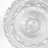 Diseño Abstracto Monocromático con Formas Circulares