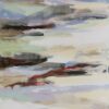 Paisaje abstracto con suaves tonos tierra