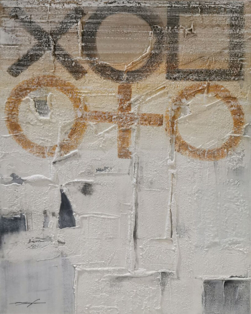 Diseño Abstracto Texturizado con Formas Geométricas