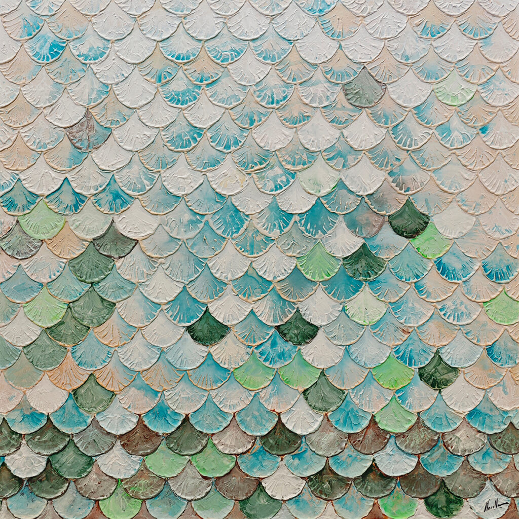 Mosaico Texturizado en Tonos Neutros