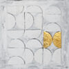 Arte Abstracto con Acentos Dorados