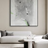 Ambiente Arte Abstracto Texturizado en Tonos Neutros