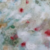 Textura Abstracta con Detalles Rojos Vibrantes
