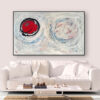 Ambiente Pintura Abstracta Dinámica con Colores Intensos