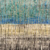 Paisaje Abstracto Natural con Árboles de Abedul