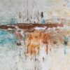 Obra Abstracta Texturizada en Tonos Tierra