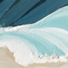 Pintura Abstracta de Olas del Océano
