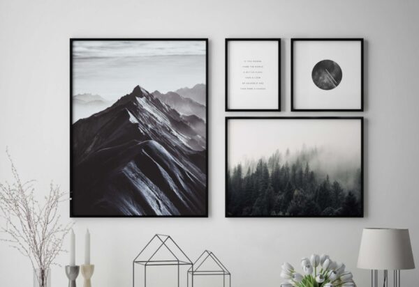 Arte fotográfico natural para decoración moderna