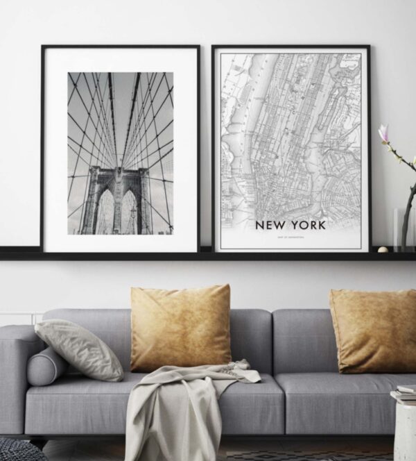 Decoración de pared moderna para salones