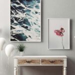 Decoración minimalista con marcos