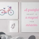 Láminas inspiradoras con diseño de bicicleta
