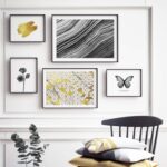 Composición elegante de arte de pared