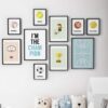 Arte gráfico decorativo con temática deportiva