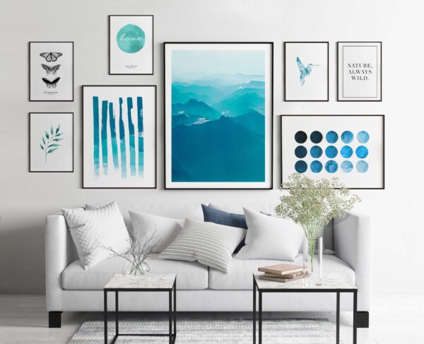 Decoración artística moderna para salones