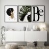 Decoración moderna minimalista con láminas