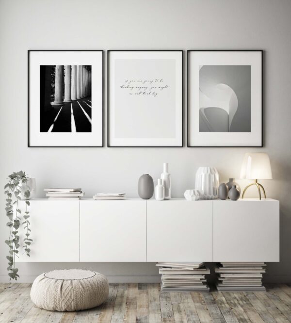 Escenario de diseño interior minimalista moderno