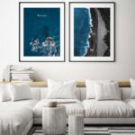 Decoración con temática costera moderna
