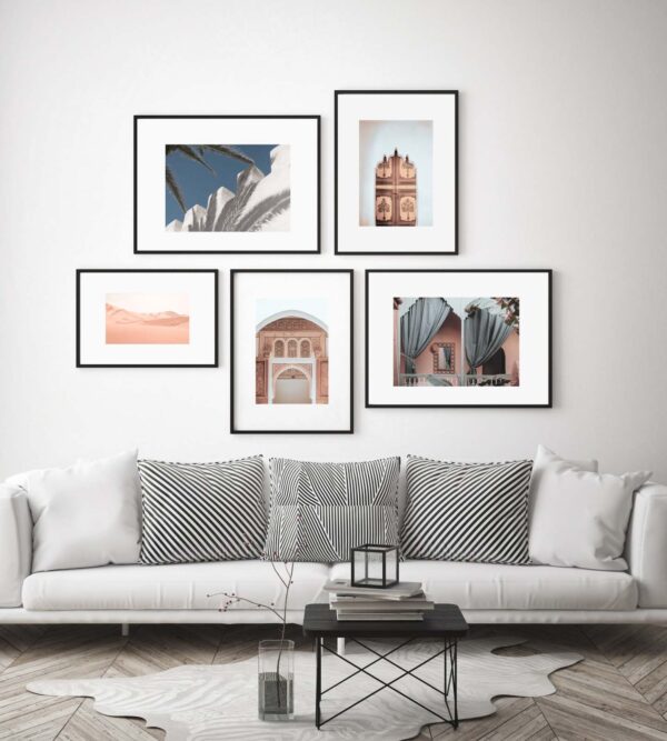 Decoración de pared moderna en salones