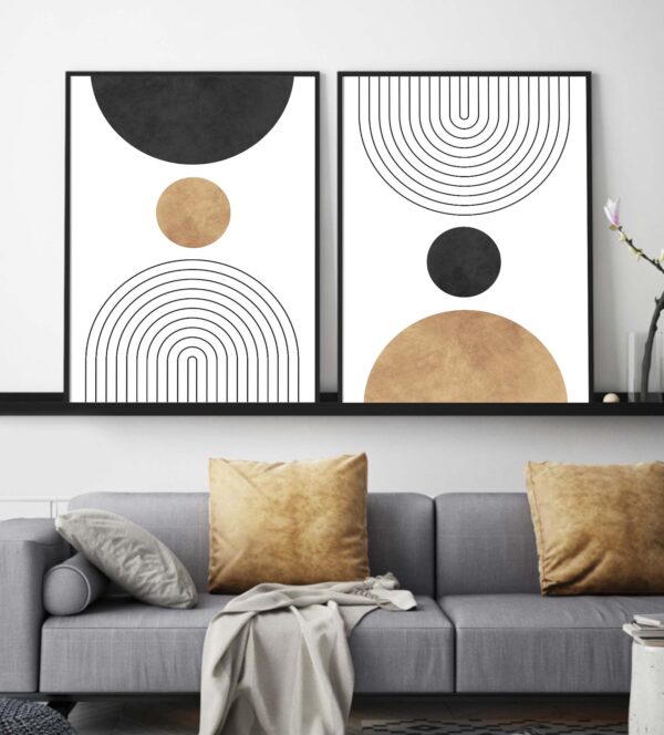 Láminas de arte geométrico moderno