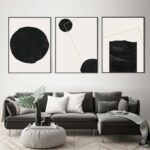 Diseño de interiores moderno en tonos grises
