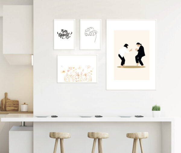 Decoración de cocina minimalista y moderna
