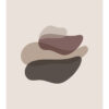 Formas minimalistas en tonos tierra