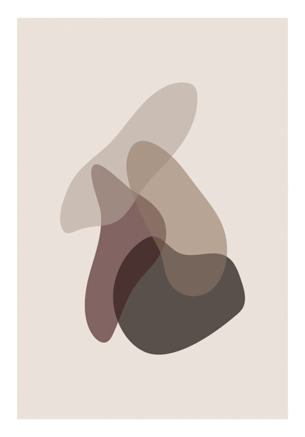 Arte abstracto minimalista en tonos neutros