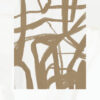 Pintura en beige y blanco