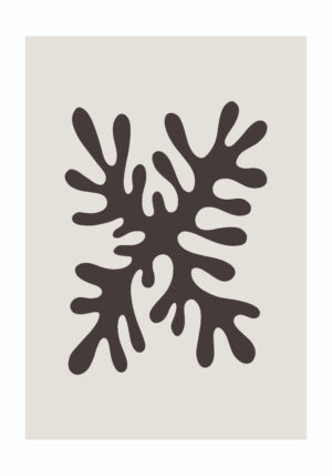 Obra minimalista inspirada en coral