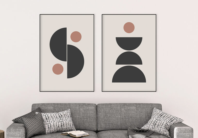 Diseño geométrico moderno abstracto