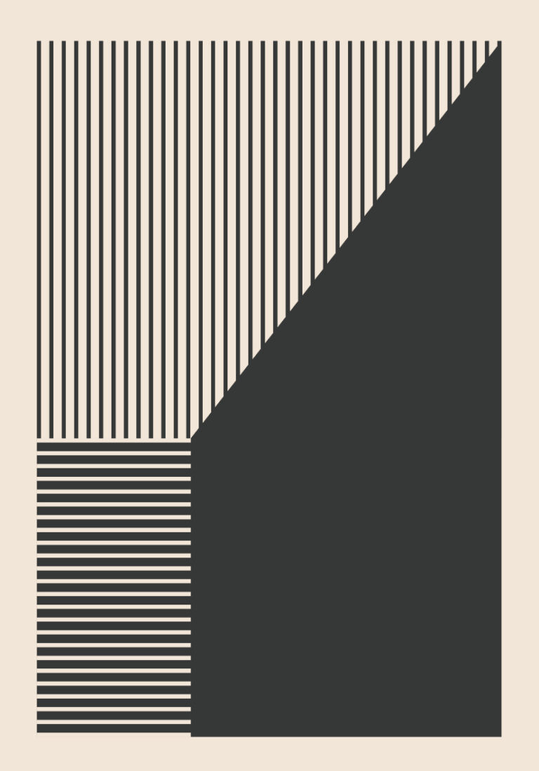 Ilustración lineal minimalista con estilo moderno