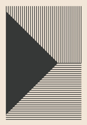 Arte minimalista con patrones geométricos