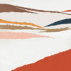 Paisaje abstracto en tonos cálidos