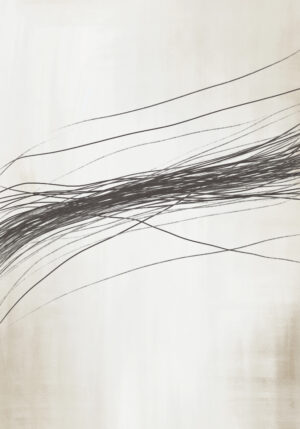 Líneas abstractas minimalistas sobre fondo blanco