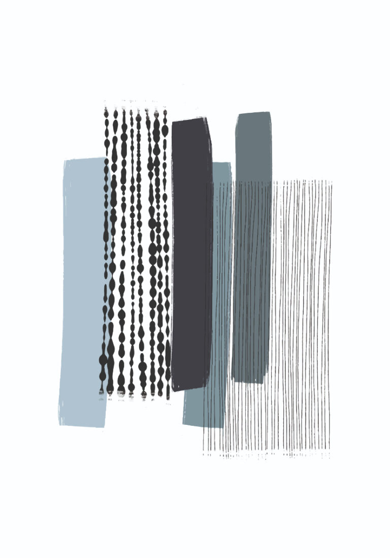Obra moderna abstracta con matices neutros