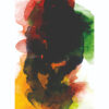 Pintura colorida con manchas abstractas