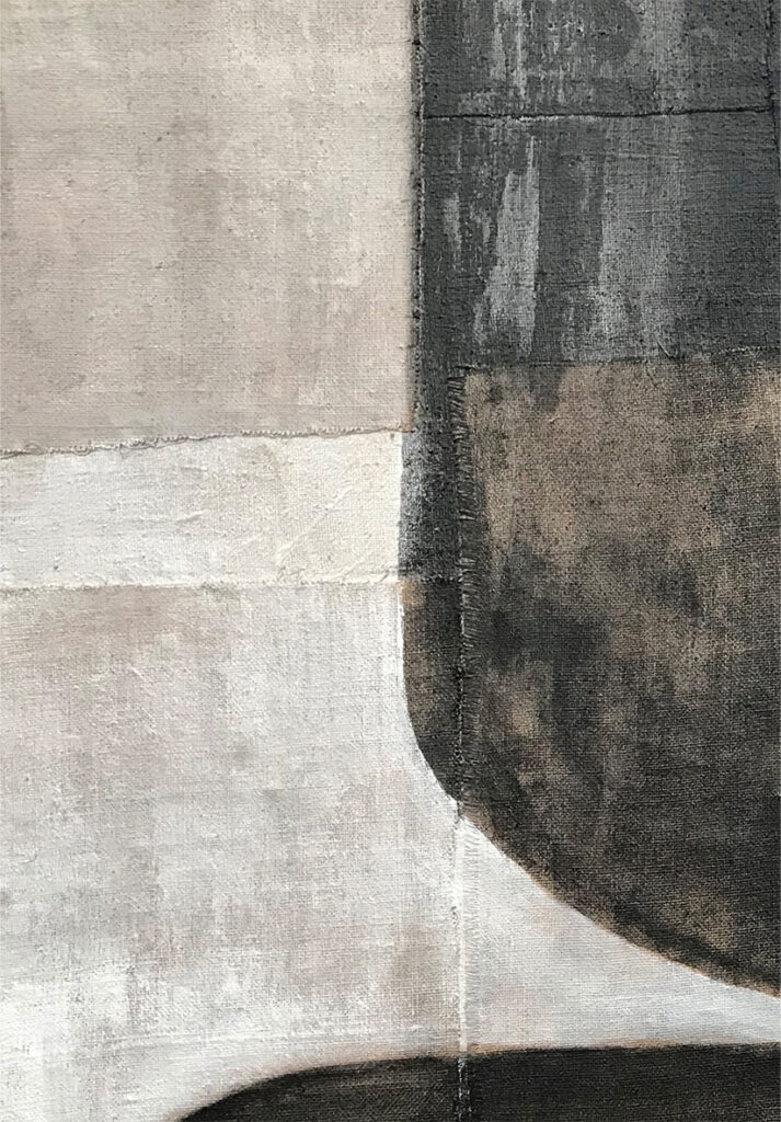 Arte monocromo con textura abstracta