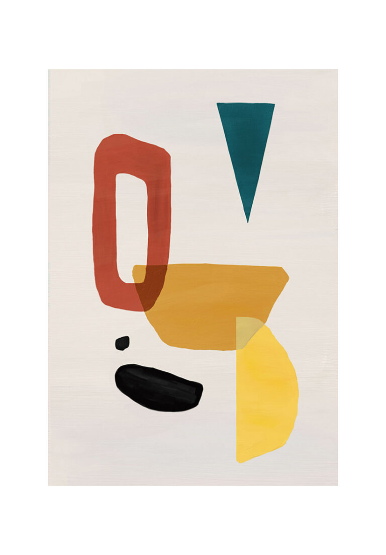 Impresión geométrica moderna y abstracta