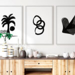 Ilustración minimalista de palmera