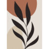 Diseño minimalista abstracto botánico
